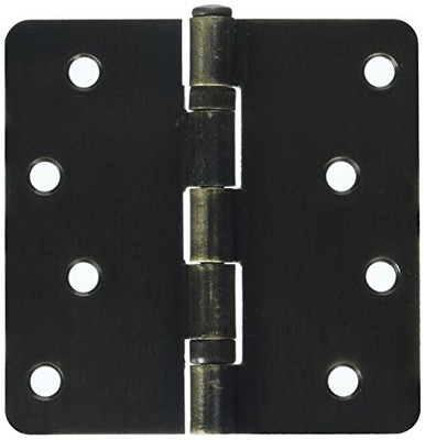 Deltana S44R4BB5  Ball Bearings Steel 4-Inch x 4-Inch x 1/4-Inch Radius Hinge