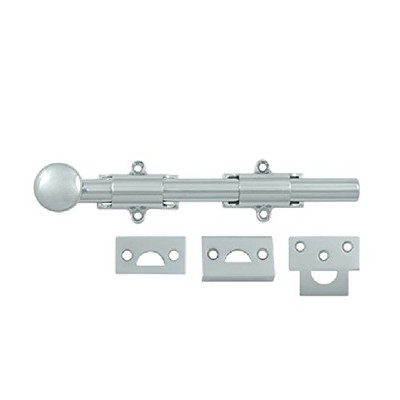 Deltana 8SB26 DEL 8SB US26 HVY DUTY 8 IN SURFACE BOLT HD BRASS