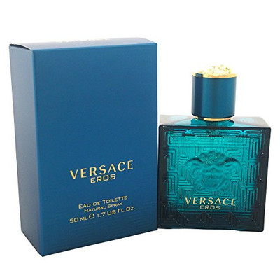 VERSACE M-4247 Eros Eau de Toilette Spray for Men, 1.7 Ounce.