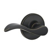 SCHLAGE J10SEV716 Dexter by  Seville Hall and Closet Lever, Aged Bronze