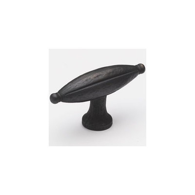 SCHAUB 253-ABZ and Company 253 Siena Design Oval Cabinet Knob With 2-7/8" Diameter, Ancient Bronze