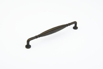 SCHAUB 256-ABZ and Company 256 Siena Design Handle Pull With 8" Center to Center, Ancient Bronze