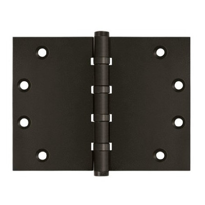 Deltana DSB4560BB10B  4.5 x 6 in. Square Corner Hinge, Oil Rubbed Bronze - Solid Brass - 30 Case - Pack of 2.