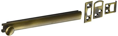 Deltana 6SBCS5 6 in. Heavy Duty Surface Bolt w Concealed Screw (Set of 10) (Antique Brass).