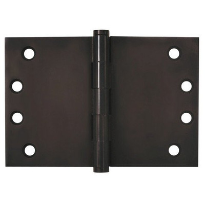 Deltana DSB406010B  4 x 6 in. Square Corner Hinge, Oil Rubbed Bronze - Solid Brass - 30 Case - Pack of 2.