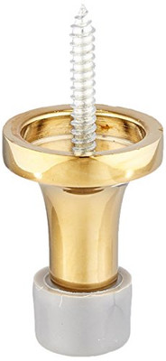 Deltana BDS125CR003 1.5 in. Solid Brass Baseboard Door Bumper (Set of 10) (PVD).