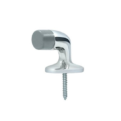 Deltana FDB138U26 1.38 in. Solid Brass Floor Door Bumper (Set of 10) (Chrome).