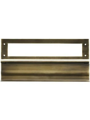 Deltana MS0030U5 Mail Slot with Rear Access Finish: Antique Brass
