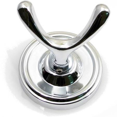 Rusticware 8203SN 8203 Robe Hook with Backplate from the Midtowne Collection, Satin Nickel.