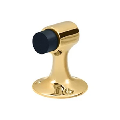 Deltana DSF3225CR003 Floor Mount Door Bumper [Set of 5] Finish: PVD Polished Brass.