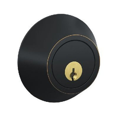 SCHLAGE JD60626 J Series Single Cylinder Deadbolt Finish: Satin Chrome