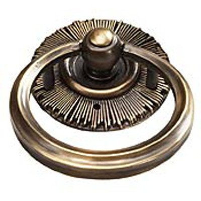 SCHAUB 977-ED and Company 977 Sunburst 2-1/4 Inch Diameter Ring Cabinet Pull, Estate Dover