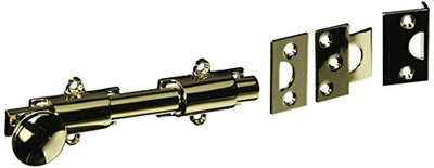 Deltana 6SB003 HD Surface Bolt Finish: PVD Polished Brass