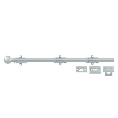 Deltana 18SB26  HD Solid Brass 18-Inch Surface Bolt Color: Polished Chrome, Model: , Outdoor & Hardware Store