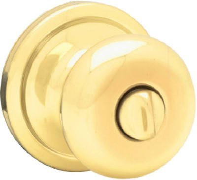 KWIKSET 730H-3  Hancock Privacy Door Lock Bright Brass Finish