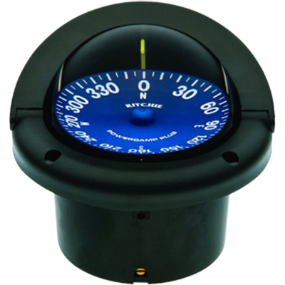 RITCHIE COMPASSES RITC-SS-1002 Compass, Flush Mount, 3.75 Dial, Black