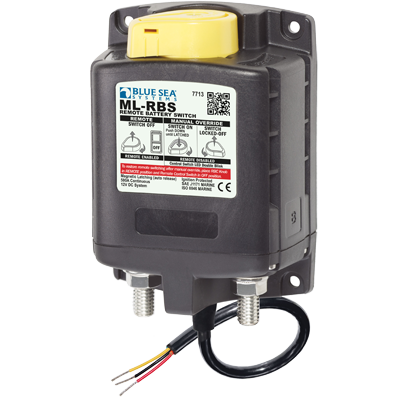 BLUE SEA SYSTEMS BS-7713 Remote Battery Switch, w/Manual Control