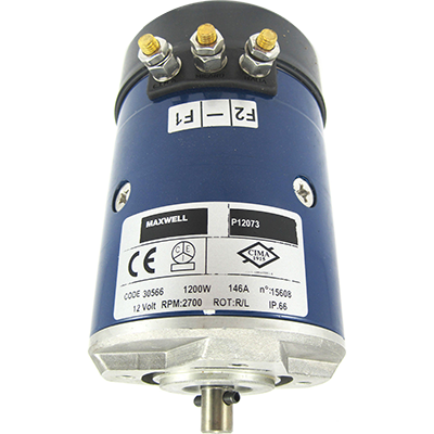 Maxwell MAX-P12073 Motor Cima - 1200W - 12V - 4-Hole Flange