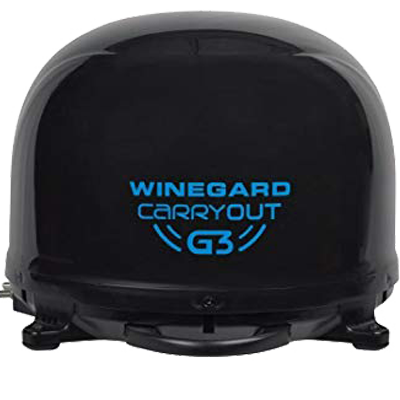 Winegard Company WIN-GM 9035 GM-9035 Carryout G3 Portable Automatic Satellite Antenna-Black