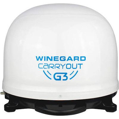 Winegard Company WIN-GM 9000 Carryout G3 Sat TV Antenna, White