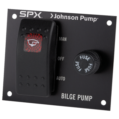 JOHNSON PUMP JP-82044 Bilge Pump 3-way Panel Switch, 12V