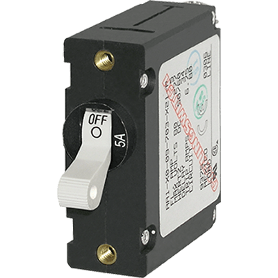 BLUE SEA SYSTEMS BS-7202 Blue Sea Systems AC/DC Single Pole Magnetic World Circuit Breaker