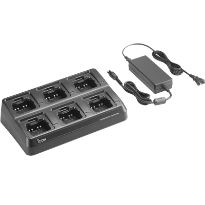 ICOM IC-BC214-1 ICOM Six-Gang Charger w/AC Adapter (US), M93