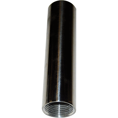 SHAKESPEARE SHA-4006 SHAKESPEARE Stainless Double Female Ferrule 4.5 & quot Extension, MFG# , 1 & quot - 14 thread at both ends, stainless steel, includes extension ferrule only / /