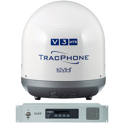 KVH KVH-01-0418-11 TracPhone V3HTS Sat Comm