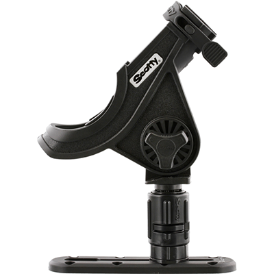 Scotty Fishing SCT-0282-BK Baitcast/Spin Rod Holder, Blk, Track Mnt