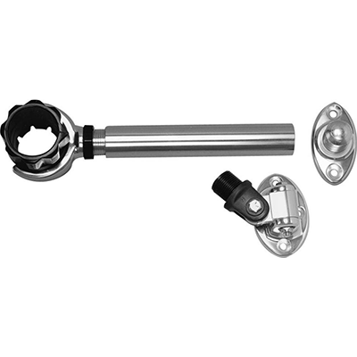 RUPP Marine, Inc. RUPP-PAK-0006 Threaded SPRT w/Flat MNT & 4-Way Base Threaded SPRT w/Flat MNT & 4-Way Base