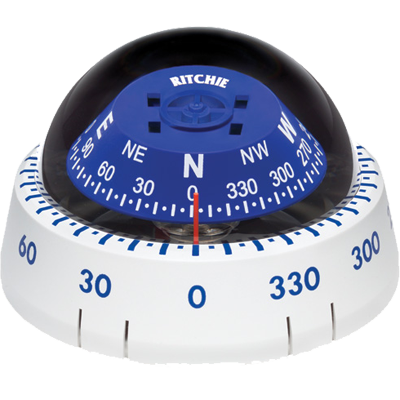 RITCHIE COMPASSES RITC-XP-99W Compass, Kayak Mount, 2.75 Dial, White