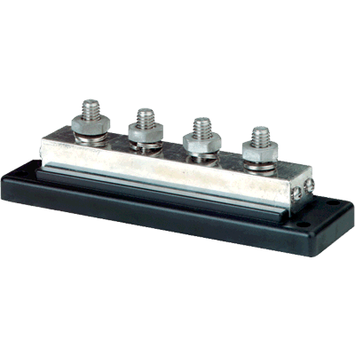 BLUE SEA SYSTEMS BS-2104 Blue Sea Systems PowerBar 600A BusBar with Four 3/8