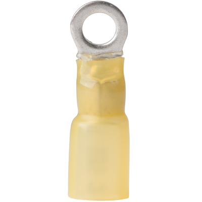 ANCOR ANC-312399 Ancor Marine Grade Electrical Nylon Insulated Adhesive Lined Heat Shrink Ring Terminals (12 to 10-Gauge, Size 10 Screw, 100-Pack)