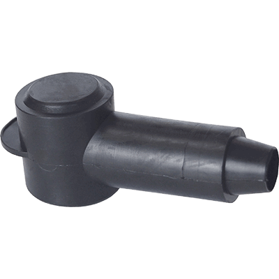 BLUE SEA SYSTEMS BS-4009 BLUE SEA SYSTEMS / CableCap Stud Insulator, Black, Package of 3, MFG# , Black PVC, for Cable Size 10 Gauge to 18 Gauge.