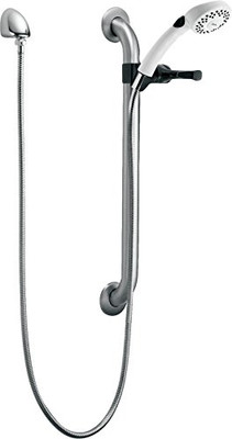 Delta RPW324HDF  24^SLIDE/GRAB BAR HANDSHWR ASSY W/SUPPLY ELL & BFP FAUCET COMPANY KITCHEN/BATH/B 1034712