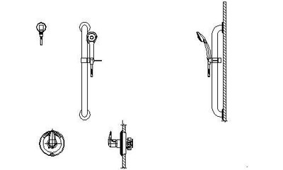 Delta T13H152-25  Universal Shower Trim (Valve sold separately)