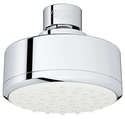 Grohe 155140 Tempesta Cosmopolitan 100 1 Spray Shower Head 1.5gpm, Starlight Chrome