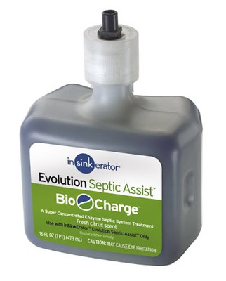 IN-SINK-ERATOR 156256 In-Sink-Erator Evolution Septic Assist Bio Charge Replacement Cartridge, 16-Ounces