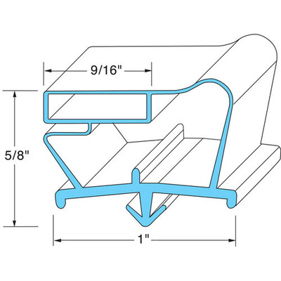 GASKET - DOOR SP/SUR48/7 2 703-963D-03 BEVERAGE AIR