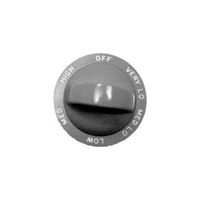 KNOB, RED, OFF-VERY LO-M ED LO-LOW-MED-HIGH 412251-1 VULCAN