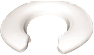 BIG JOHN PRODUCTS SX-0406964 Big John Oversized Toilet Seat with Stainless Steel Hinges – For Round or Elongated Toilet Bowls – White.