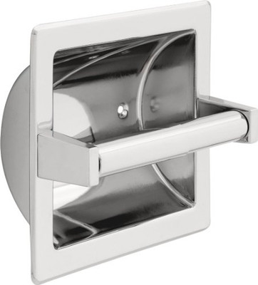 Delta 45072 Faucet Brass Recessed Paper Holder with Brass Roller, Chrome
