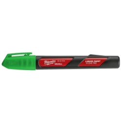 MILWAUKEE MLW48-22-3751 INKZALL Green Paint Marker - 12 Pack Electric Tools.
