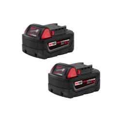 MILWAUKEE MLW48-11-1852 M18 REDLITHIUM XC5.0 Extended Capacity Battery 2pk Electric Tools.