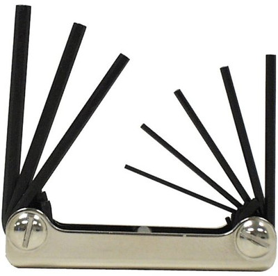 EKLIND TOOL EKL20811 Eklind 20811 Standard 8pc Fold-Up Hex Key Set 0.05" to 5/32".
