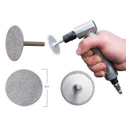 Innovative Products Of America IPA8120 IPA 3-in-1 Diamond Grinding Wheel, 2" Diameter.