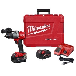 MILWAUKEE MLW2804-22 M18 Fuel 1/2IN Hammer Drill Kit Electric Tools.