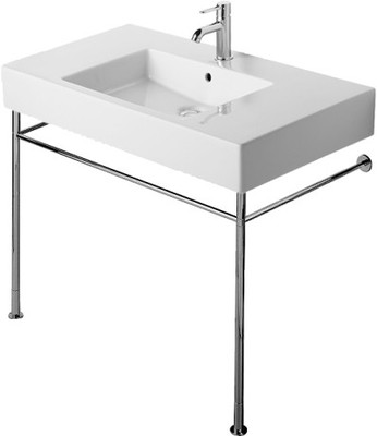Duravit 30711000 00 Height Adjustable Metal Console Vero for 032985, Chrome