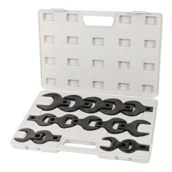 Titan TIT17298 14 Piece 1/2" Drive Jumbo SAE Crowsfoot Wrench Set.